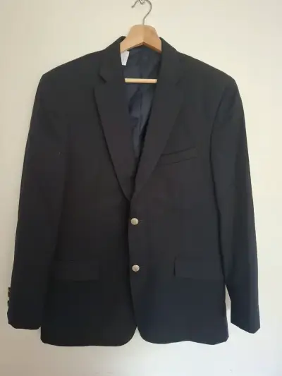 Blazer azul marino elegante para hombre - miniatura 2
