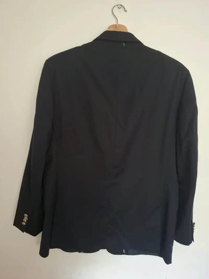 Blazer azul marino elegante para hombre - 3