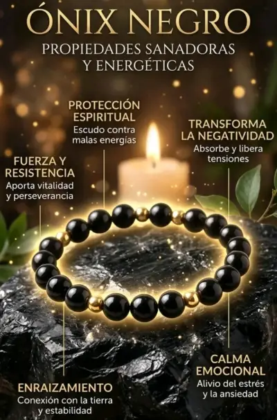 Pulsera de Piedras Naturales con Propiedades Energéticas - miniatura 2
