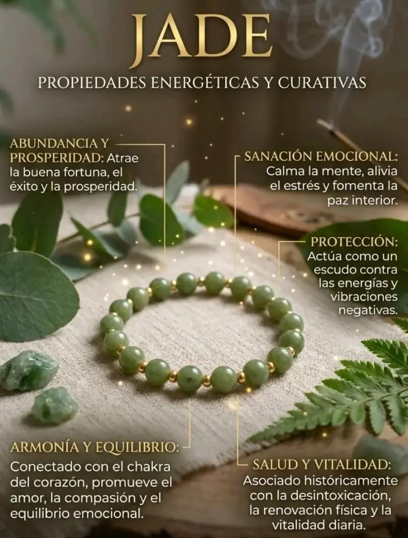 Pulsera de Piedras Naturales con Propiedades Energéticas - 4