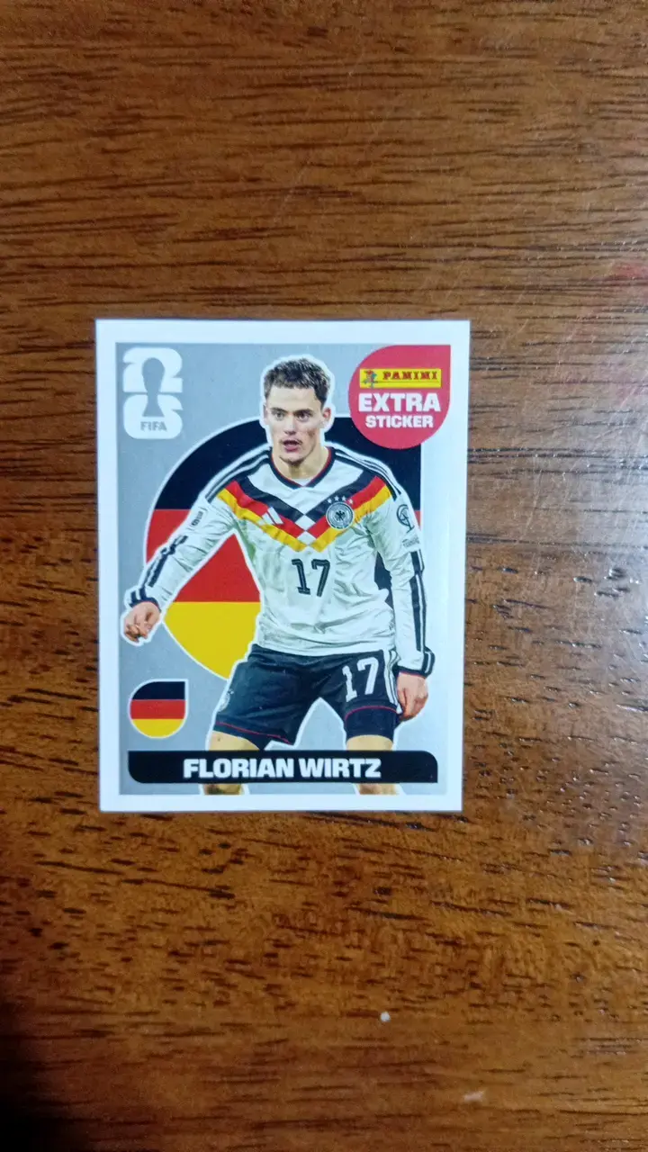 Lámina Panini Extra Sticker Florian Wirtz - 1