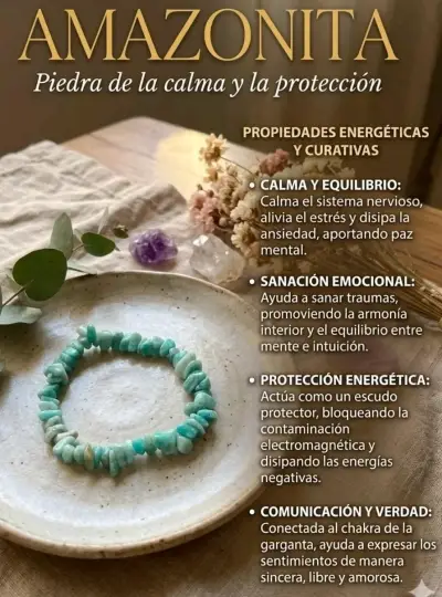 Pulsera de Piedras Naturales para Energía y Salud - miniatura 2