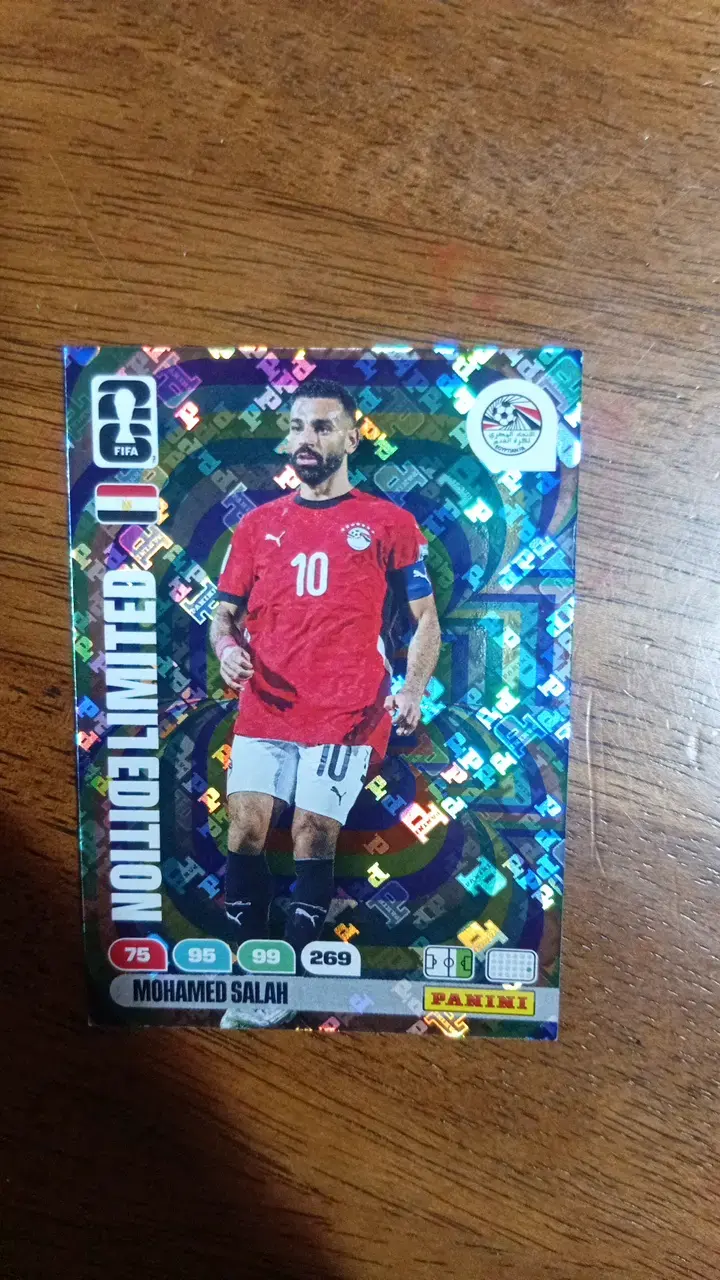 Tarjeta coleccionable mohamed salah - 1