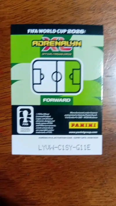 Tarjeta coleccionable mohamed salah - miniatura 2