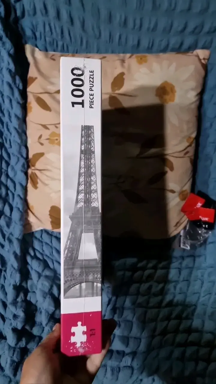 Rompecabezas 1000 piezas París con paraguas rojo - 2