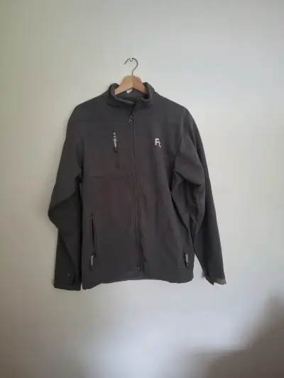 Chaqueta polar gris con cierre y bolsillos Talla M - miniatura 2
