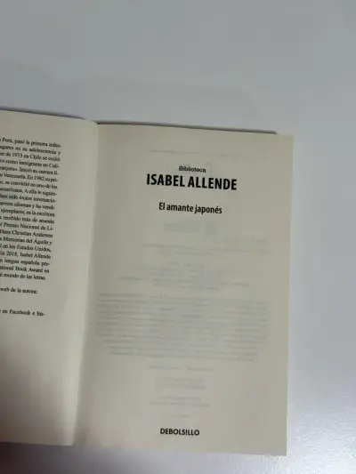 Libro 'El Amante Japonés' de Isabel Allende - miniatura 3