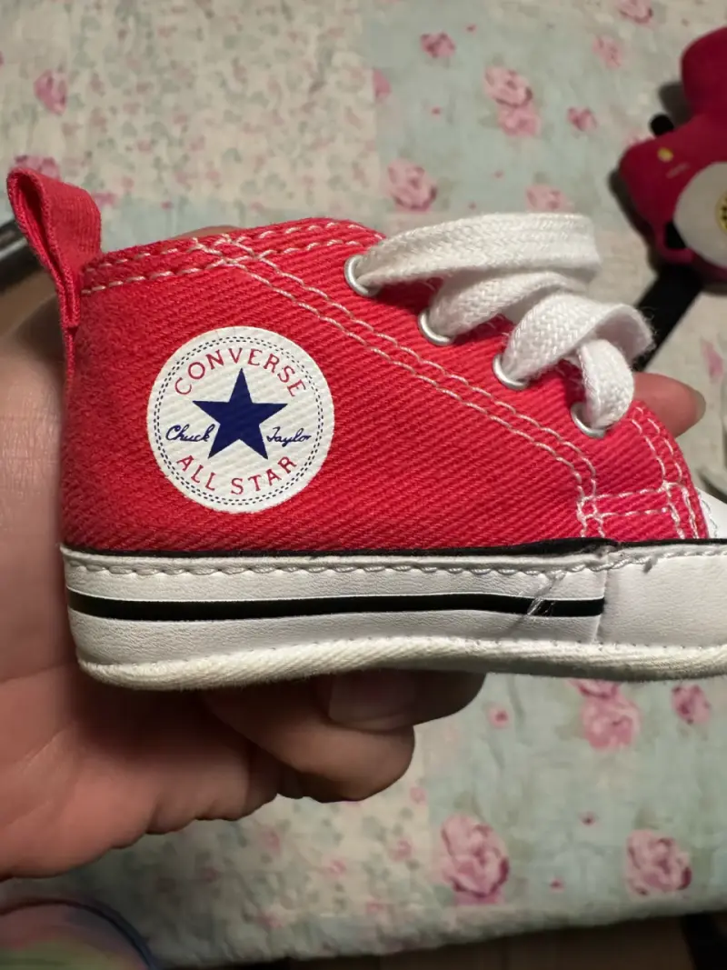 Zapatillas Converse All Star para bebé rojas - 4