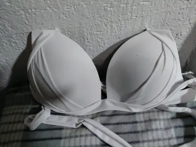 Sostén Bikini Blanco Talla XL - miniatura 3