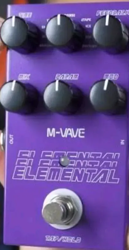 Pedal de efectos M-Wave Elemental para guitarra