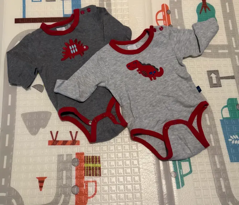 Conjunto de bodies para bebé mota 3-6 meses - 2