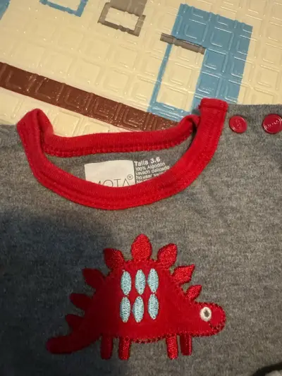 Conjunto de bodies para bebé mota 3-6 meses - miniatura 3