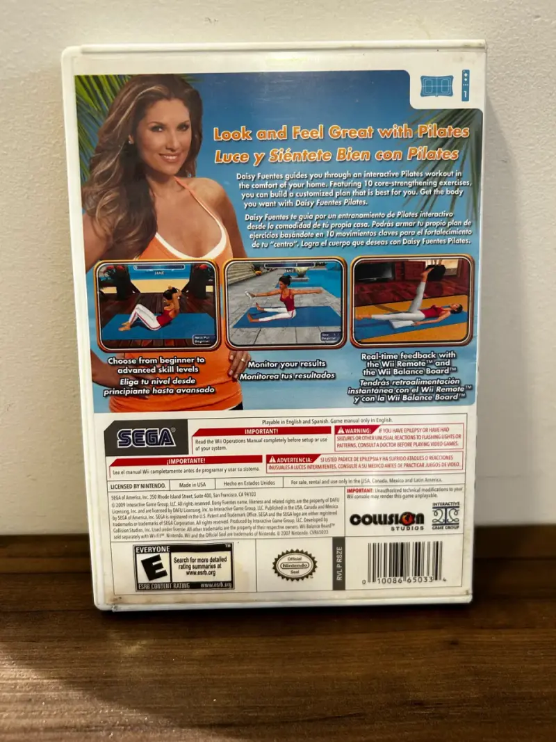 Juego Nintendo Wii Daisy Fuentes Pilates - 2