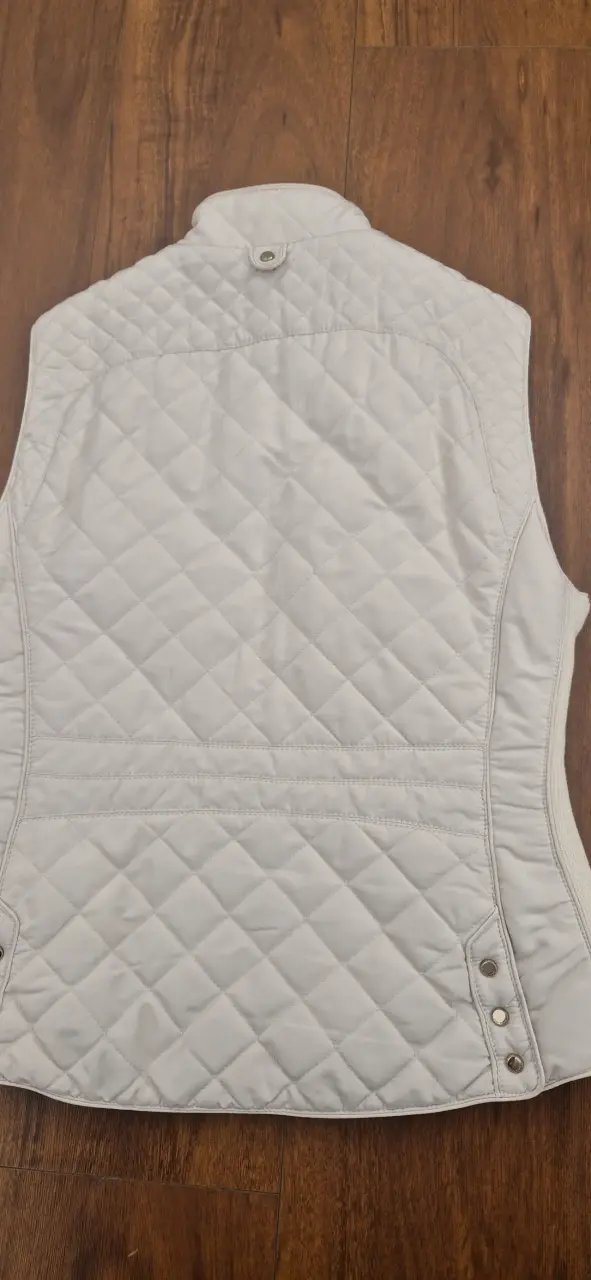Chaleco acolchado blanco Zara Woman talla L - 4