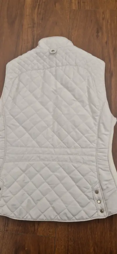 Chaleco acolchado blanco Zara Woman talla L - miniatura 4