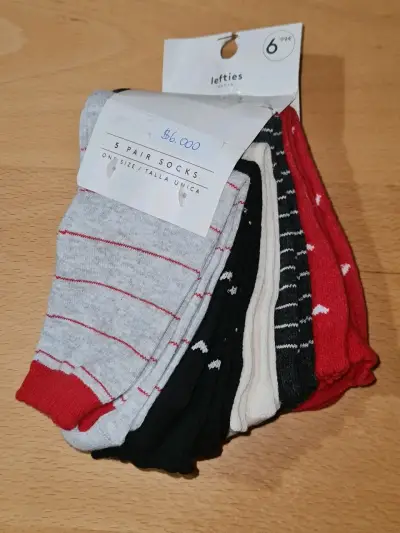 Pack de 5 pares de calcetines Lefties variados - miniatura 1