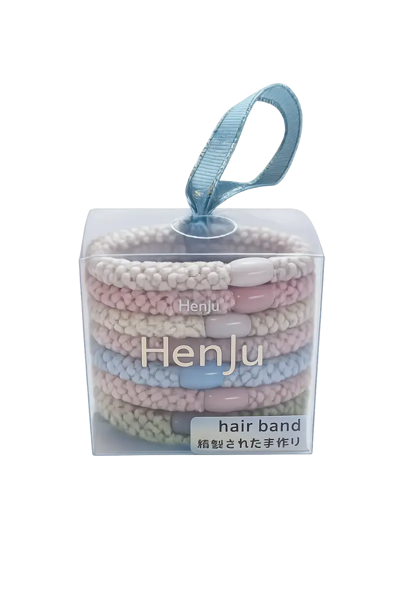 Set de Bandas para el Cabello HenJu en Colores Pastel - 5
