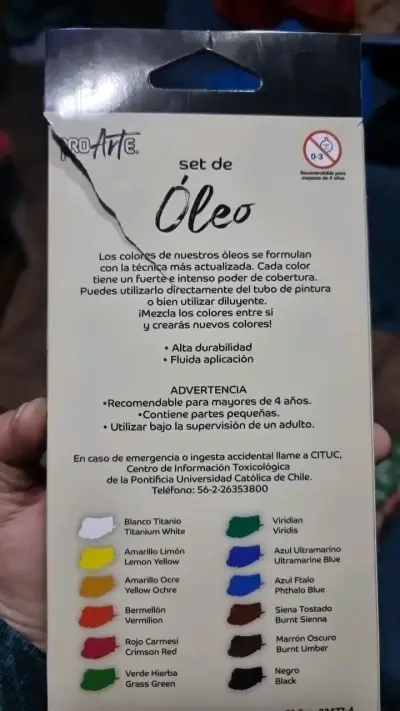 Set de Óleo ProArte 12 Tubos 12ml - miniatura 3