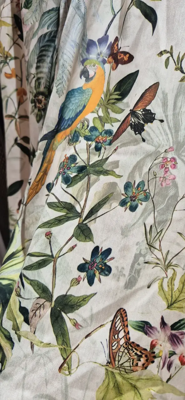Vestido estampado floral H&M talla 38 - 1