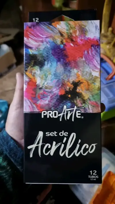 Set de Pintura Acrílica ProArte 12 Colores - miniatura 1