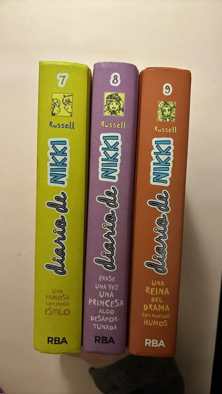 Set de libros Diario de Nikki 7, 8 y 9