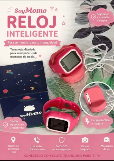 Reloj inteligente SoyMomo para niños con GPS y SOS - miniatura 1