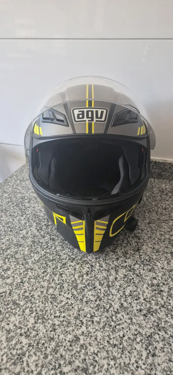 Casco de moto AGV con intercomunicador - 5