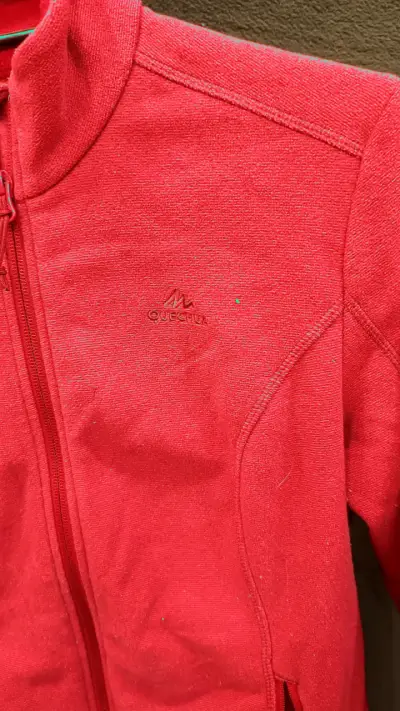 Chaqueta polar roja Quechua para mujer - miniatura 3