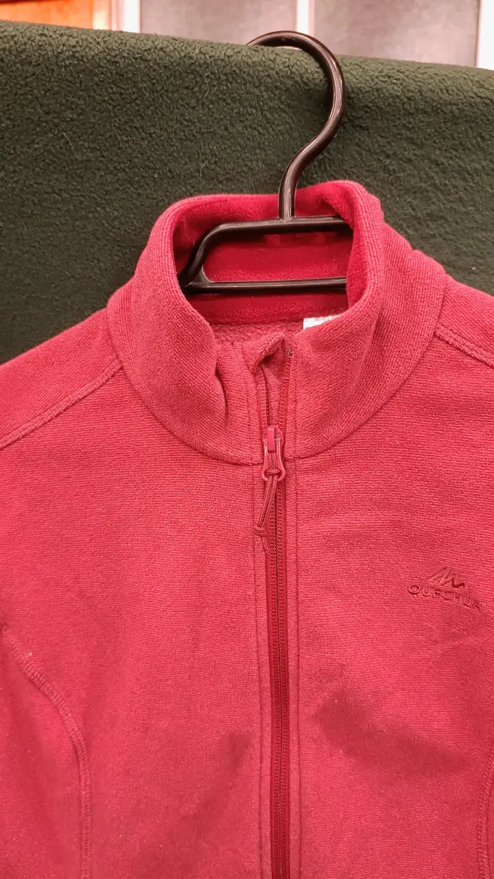 Chaqueta polar roja Quechua para mujer - 4