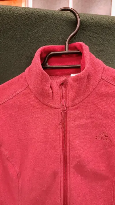 Chaqueta polar roja Quechua para mujer - miniatura 4