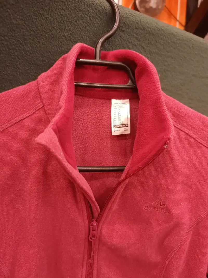 Chaqueta polar roja Quechua para mujer - 5