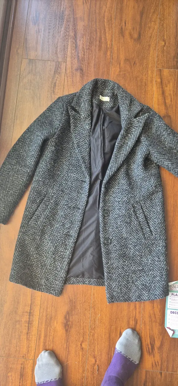 Abrigo de lana gris Privilege para mujer - 1