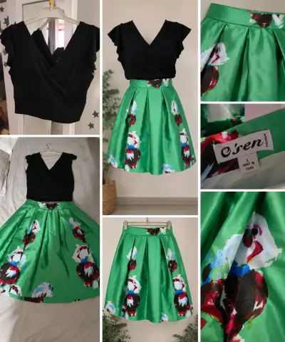 Conjunto polera y Falda fiesta Osen - miniatura 1