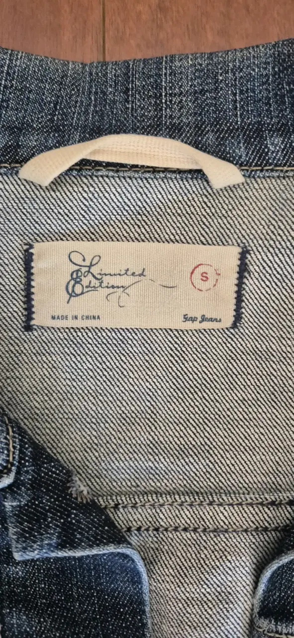 Chaqueta de mezclilla azul para mujer - 6