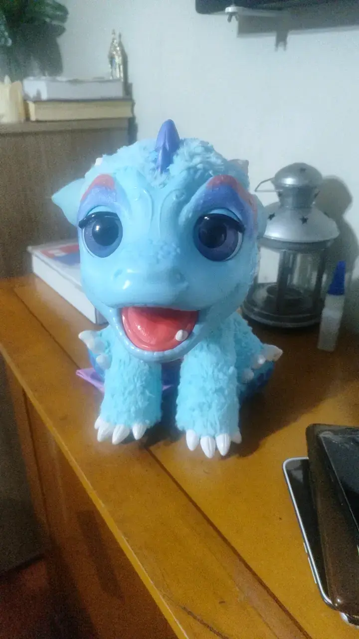 Dragón de juguete interactivo azul - 1