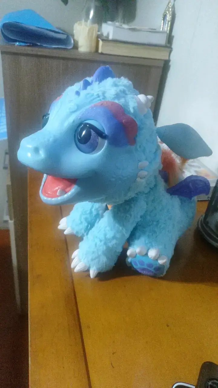 Dragón de juguete interactivo azul - 2