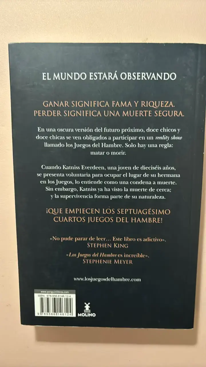 Libro Los Juegos del Hambre - 2
