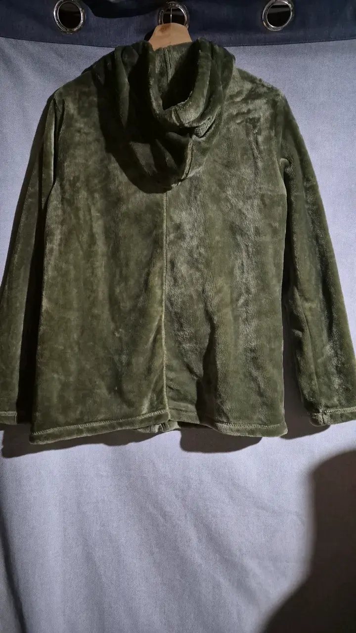 Chaqueta de felpa verde con capucha Doo Australia - 2