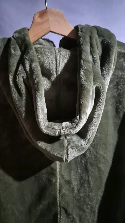 Chaqueta de felpa verde con capucha Doo Australia - miniatura 3