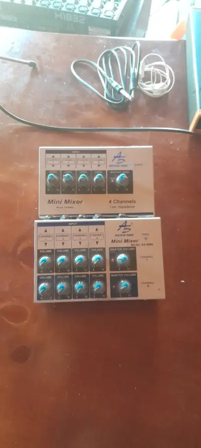 2 Mini mezclador de audio American Sound 8 y 4 cna - miniatura 6