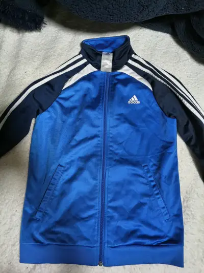 Chaqueta deportiva azul Adidas - miniatura 1