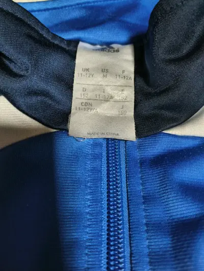Chaqueta deportiva azul Adidas - miniatura 3