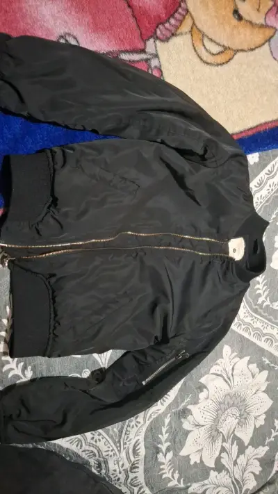 Chaqueta bomber negra Sybilla para mujer - miniatura 1