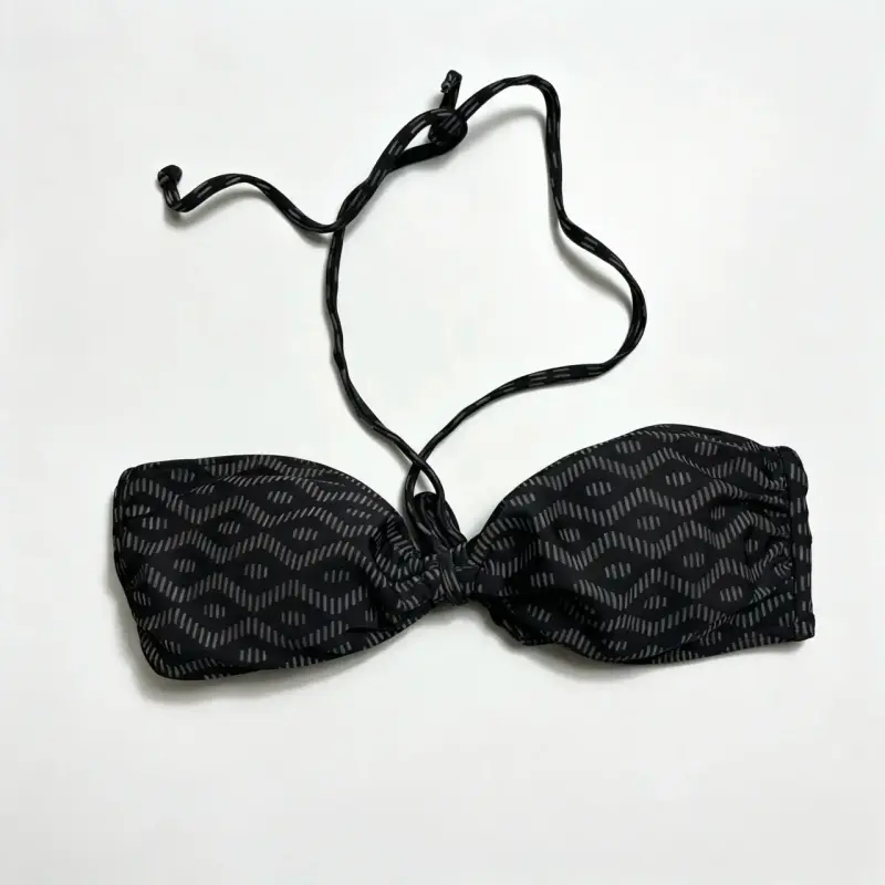Bikini BBZ negro con diseño geométrico - 4