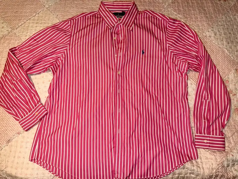 Camisa Ralph Lauren a rayas rojas para hombre - 1