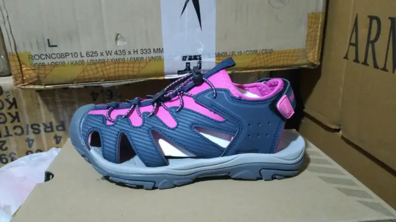 Sandalias deportivas para niñas azul y rosa - 2