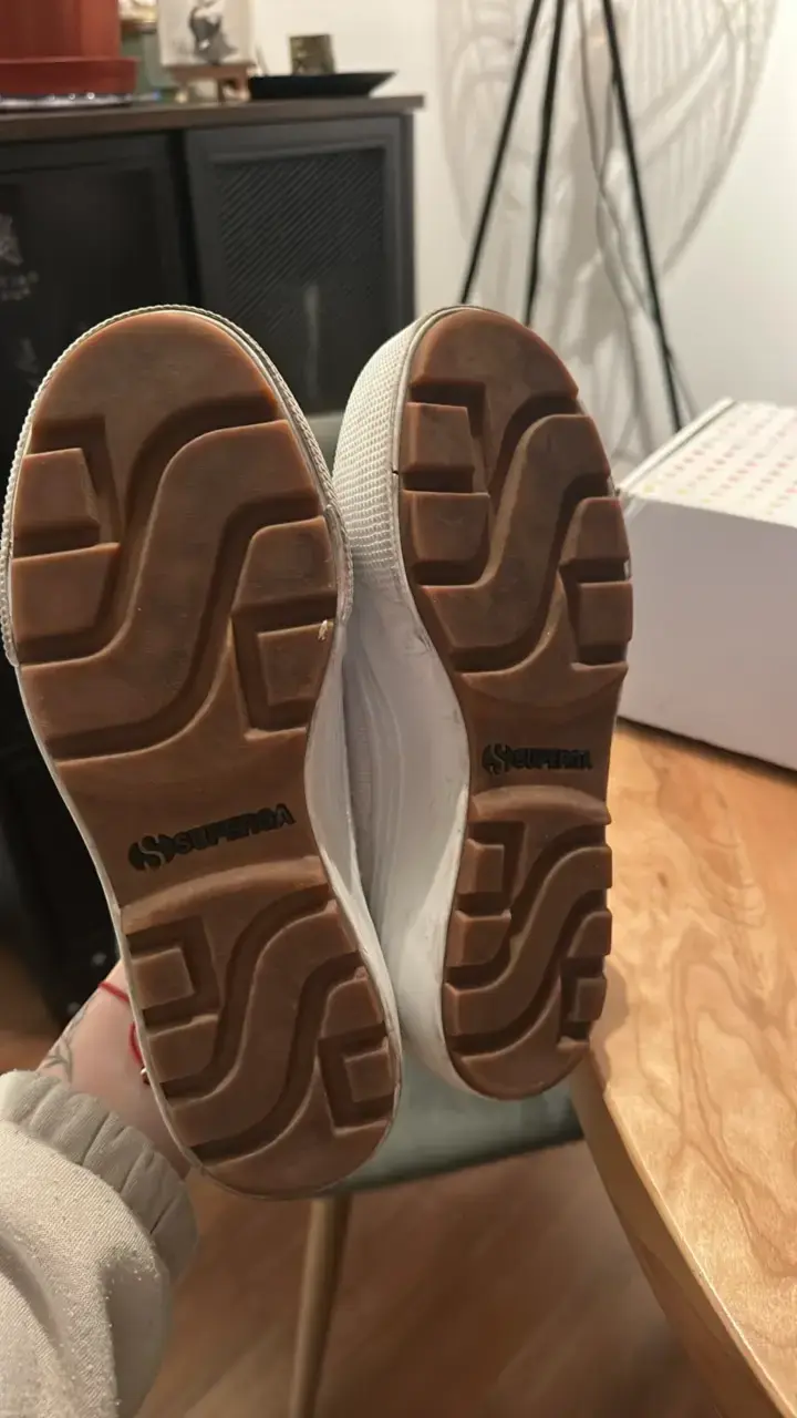 Zapatillas blancas Superga lona mujer - 2