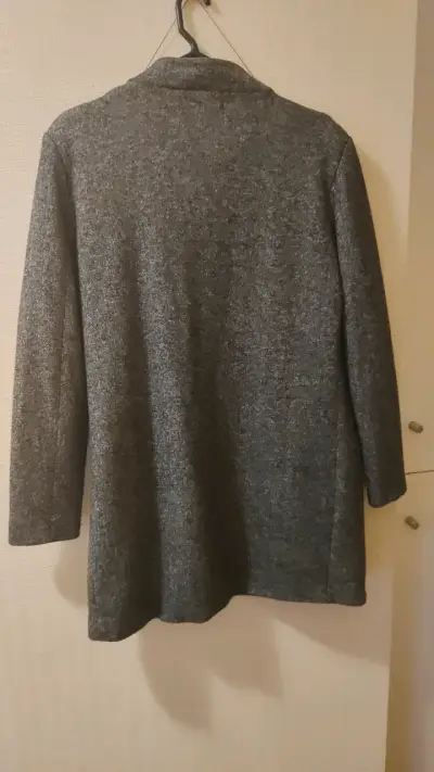 Abrigo formal gris oscuro para mujer - miniatura 2