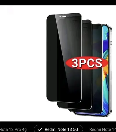 Pack de 3 vidrio templado para Xiaomi Redmi Note13 - miniatura 1