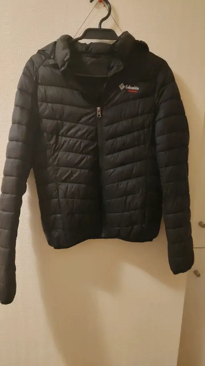 Chaqueta Columbia Titanium negra para invierno - 1